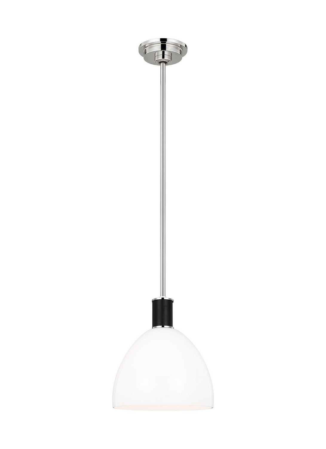 Visual Comfort Studio - LP1041PNMG - One Light Pendant - Hadley - Polished Nickel