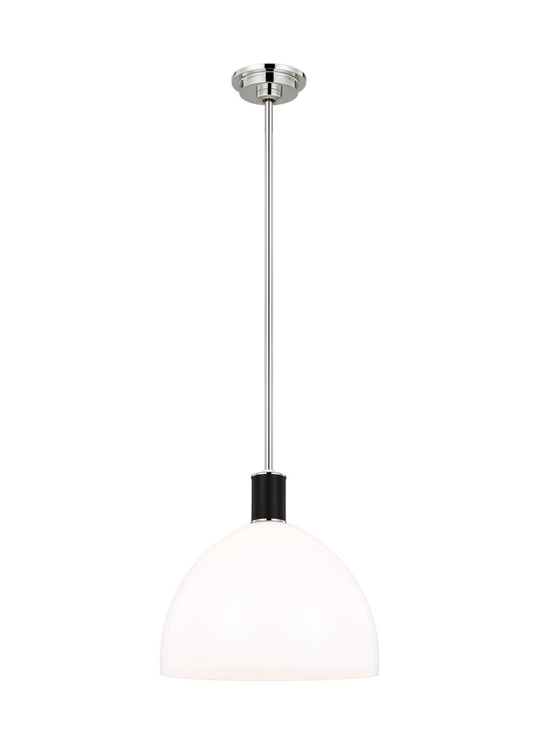 Visual Comfort Studio - LP1051PNMG - One Light Pendant - Hadley - Polished Nickel