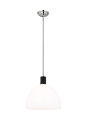 Visual Comfort Studio - LP1051PNMG - One Light Pendant - Hadley - Polished Nickel