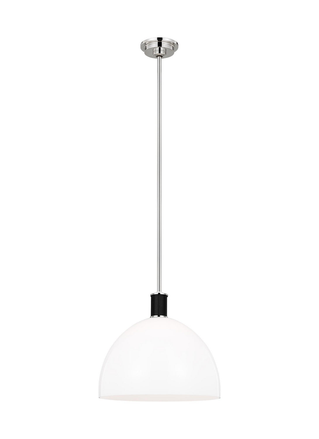 Visual Comfort Studio - LP1061PNMG - One Light Pendant - Hadley - Polished Nickel