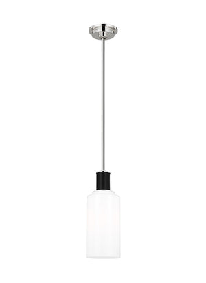 Visual Comfort Studio - LP1071PNMG - One Light Pendant - Hadley - Polished Nickel