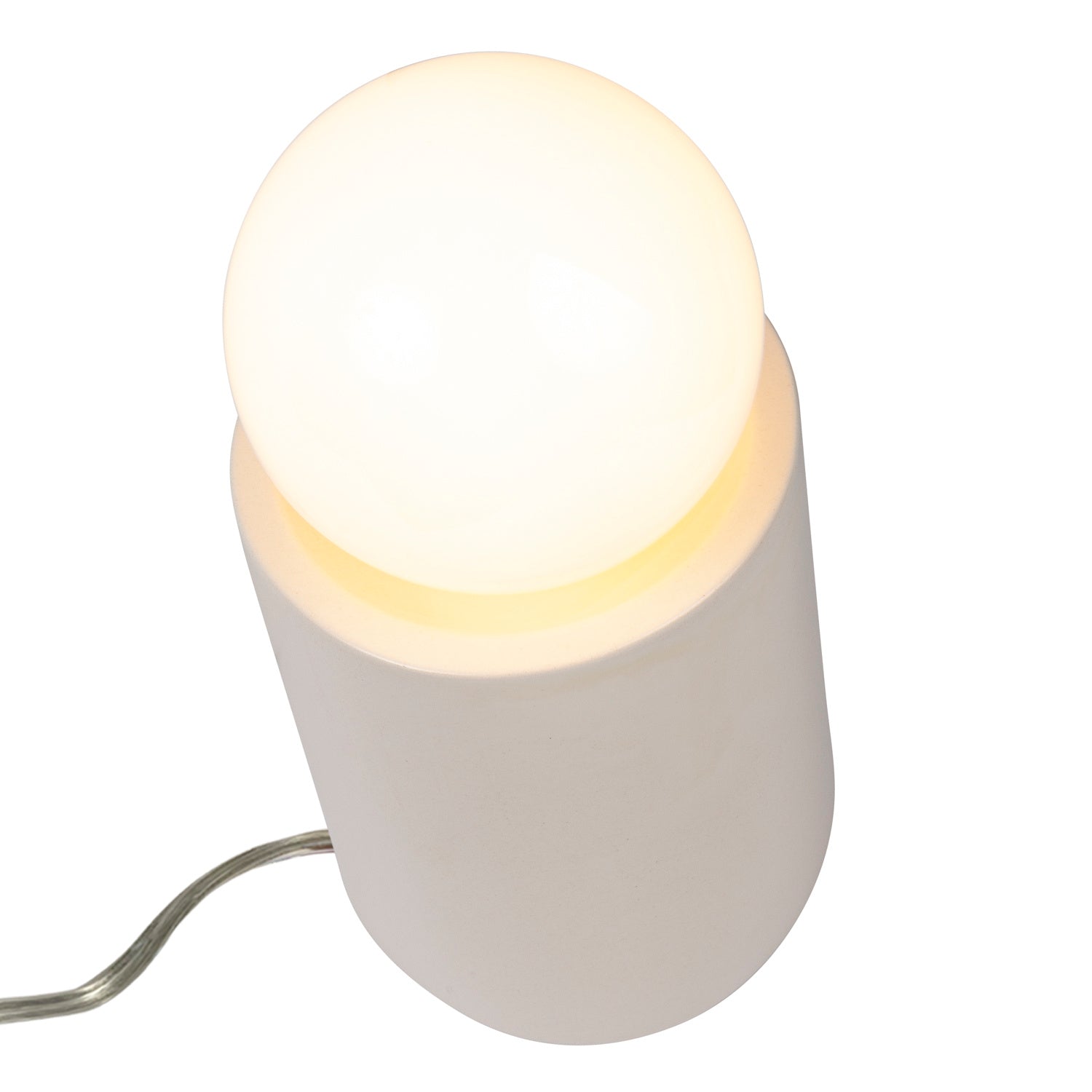 Justice Designs - CER-2460-MAT - One Light Portable - Portable - Matte White