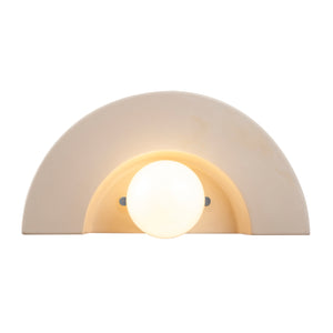 Justice Designs - CER-3020-MAT - One Light Wall Sconce - Ambiance Collection - Matte White