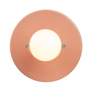 Justice Designs - CER-6270-BSH - One Light Wall Sconce - Ambiance Collection - Gloss Blush