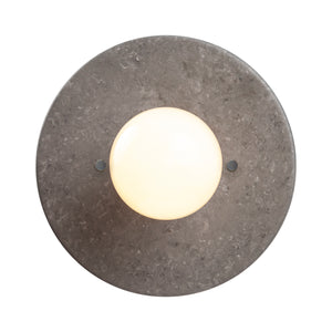 Justice Designs - CER-6270-CONC - One Light Wall Sconce - Ambiance Collection - Concrete