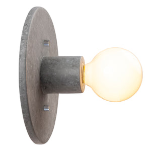 Justice Designs - CER-6270-CONC - One Light Wall Sconce - Ambiance Collection - Concrete