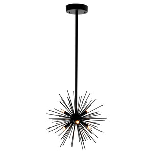 CWI Lighting - 1034P16-6-101 - Six Light Chandelier - Savannah - Black