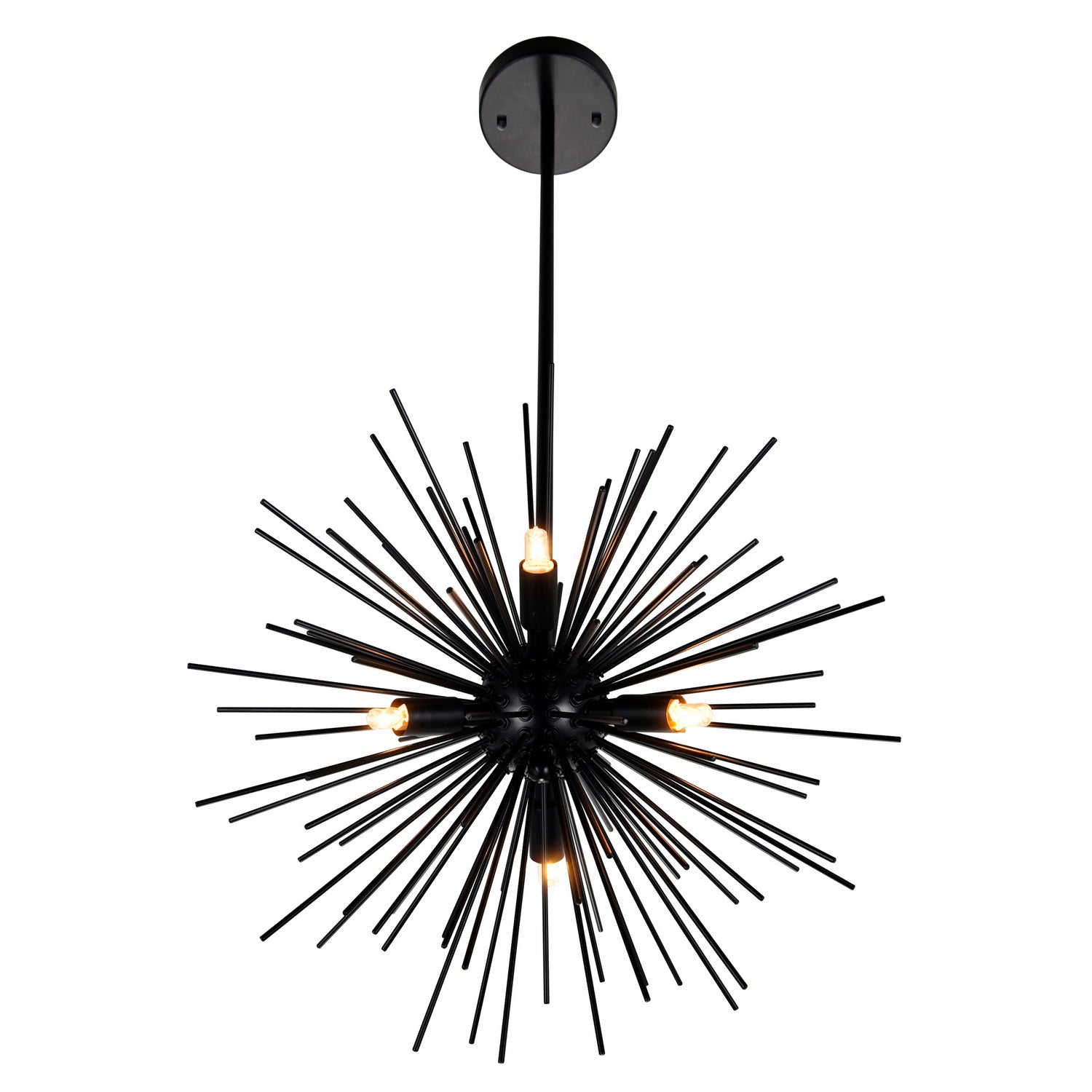 CWI Lighting - 1034P16-6-101 - Six Light Chandelier - Savannah - Black