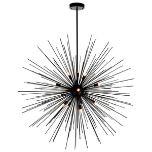 CWI Lighting - 1034P40-14-101 - 14 Light Chandelier - Savannah - Black