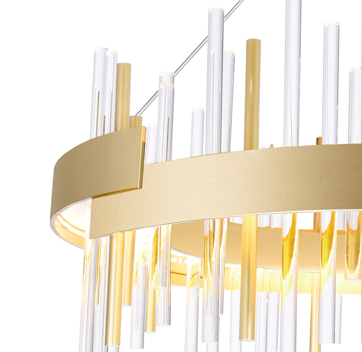 CWI Lighting - 1245P26-602 - LED Chandelier - Millipede - Satin Gold