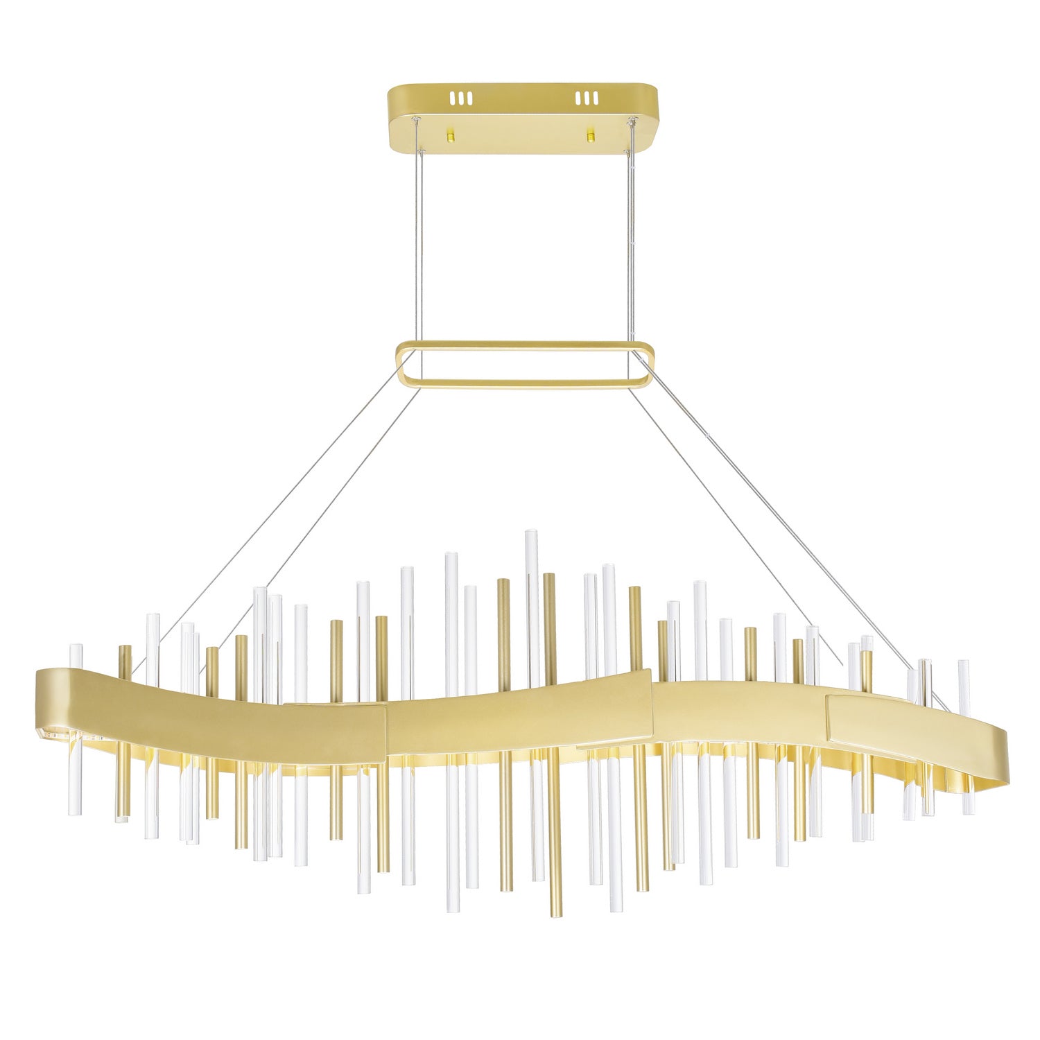 CWI Lighting - 1245P40-602 - LED Chandelier - Millipede - Satin Gold