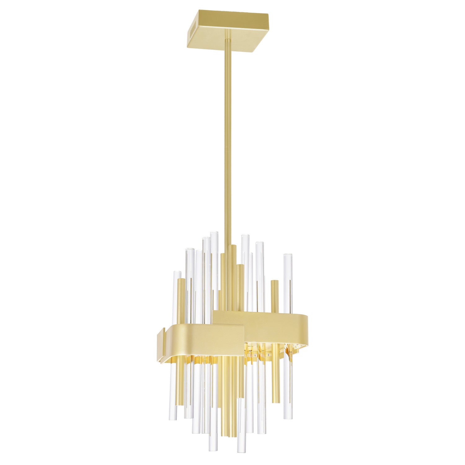 CWI Lighting - 1245P8-602 - LED Mini Pendant - Millipede - Satin Gold