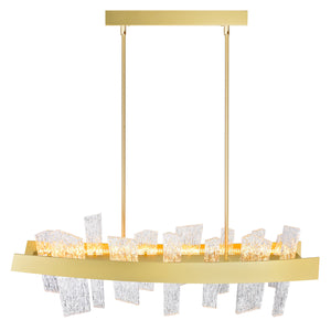 CWI Lighting - 1246P39-602 - LED Chandelier - Guadiana - Satin Gold