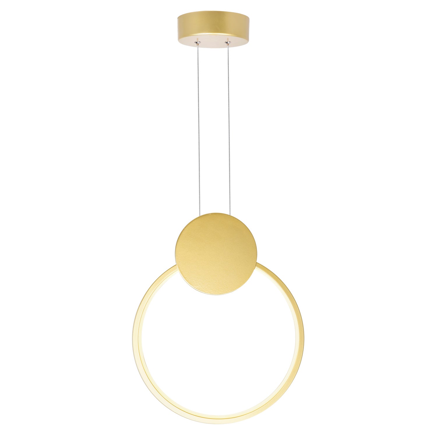 CWI Lighting - 1297P10-1-602 - LED Mini Pendant - Pulley - Satin Gold