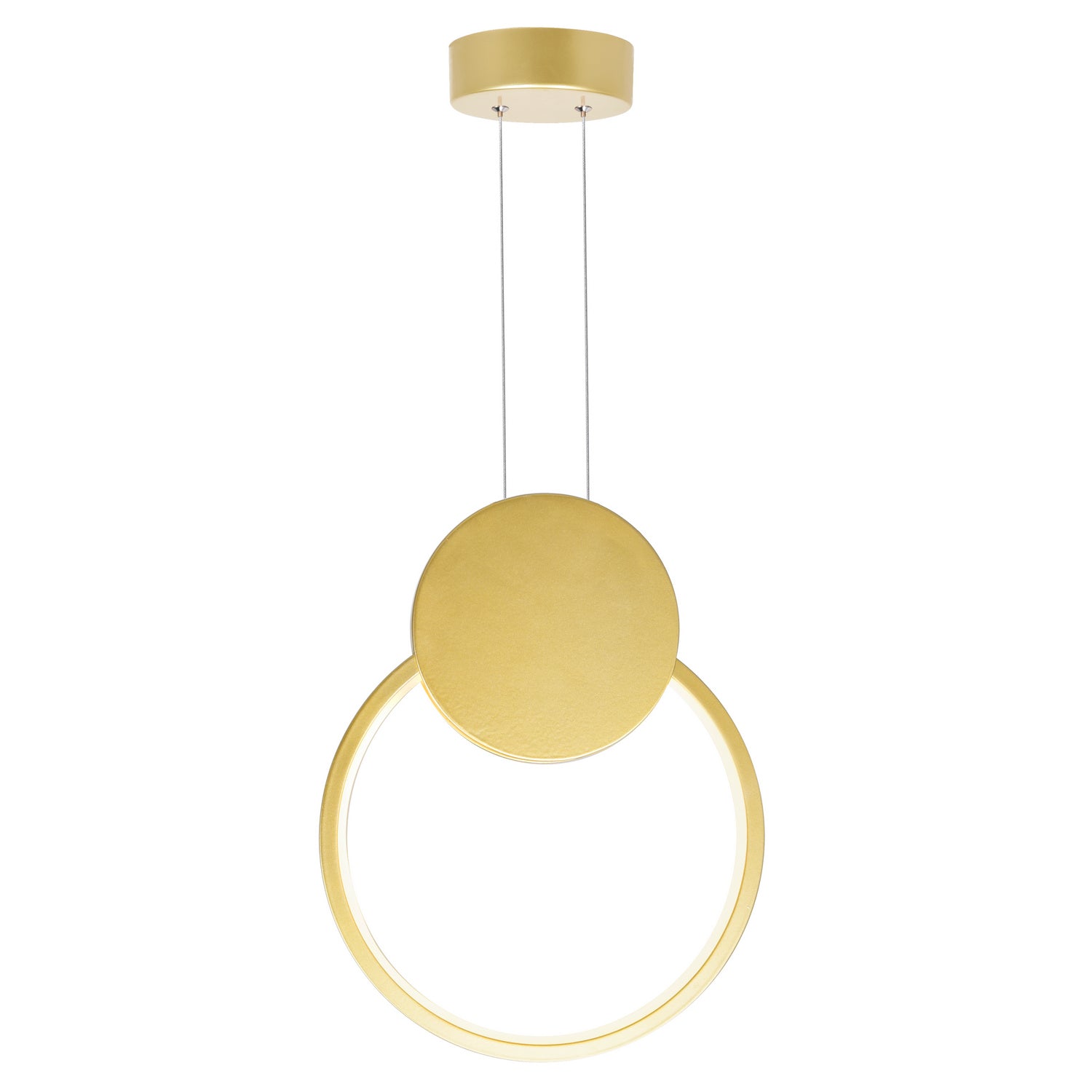 CWI Lighting - 1297P8-1-602 - LED Mini Pendant - Pulley - Satin Gold