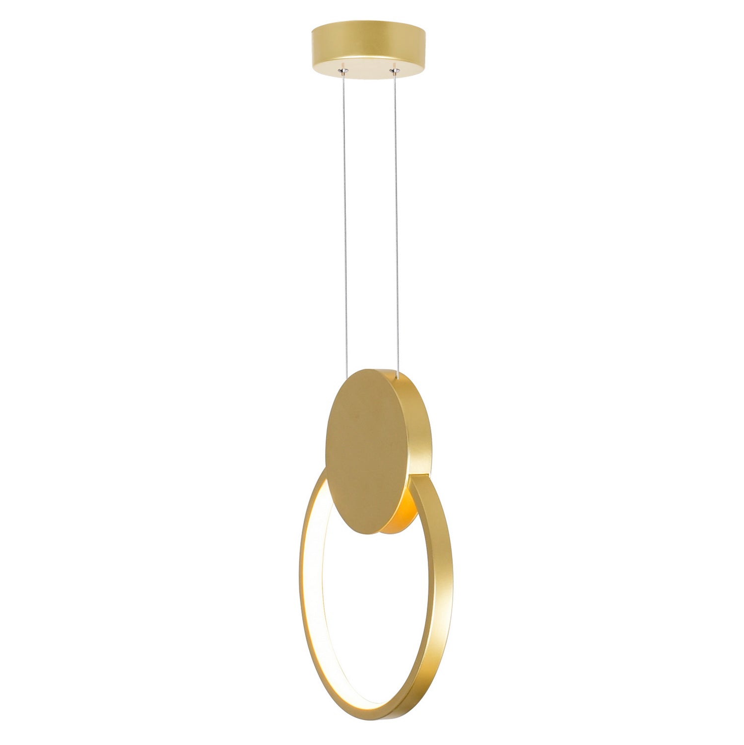 CWI Lighting - 1297P8-1-602 - LED Mini Pendant - Pulley - Satin Gold