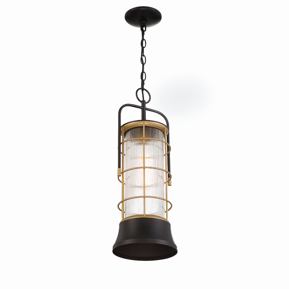 Eurofase - 44266-011 - One Light Pendant - Rivamar - Oil Rubbed Bronze / Gold