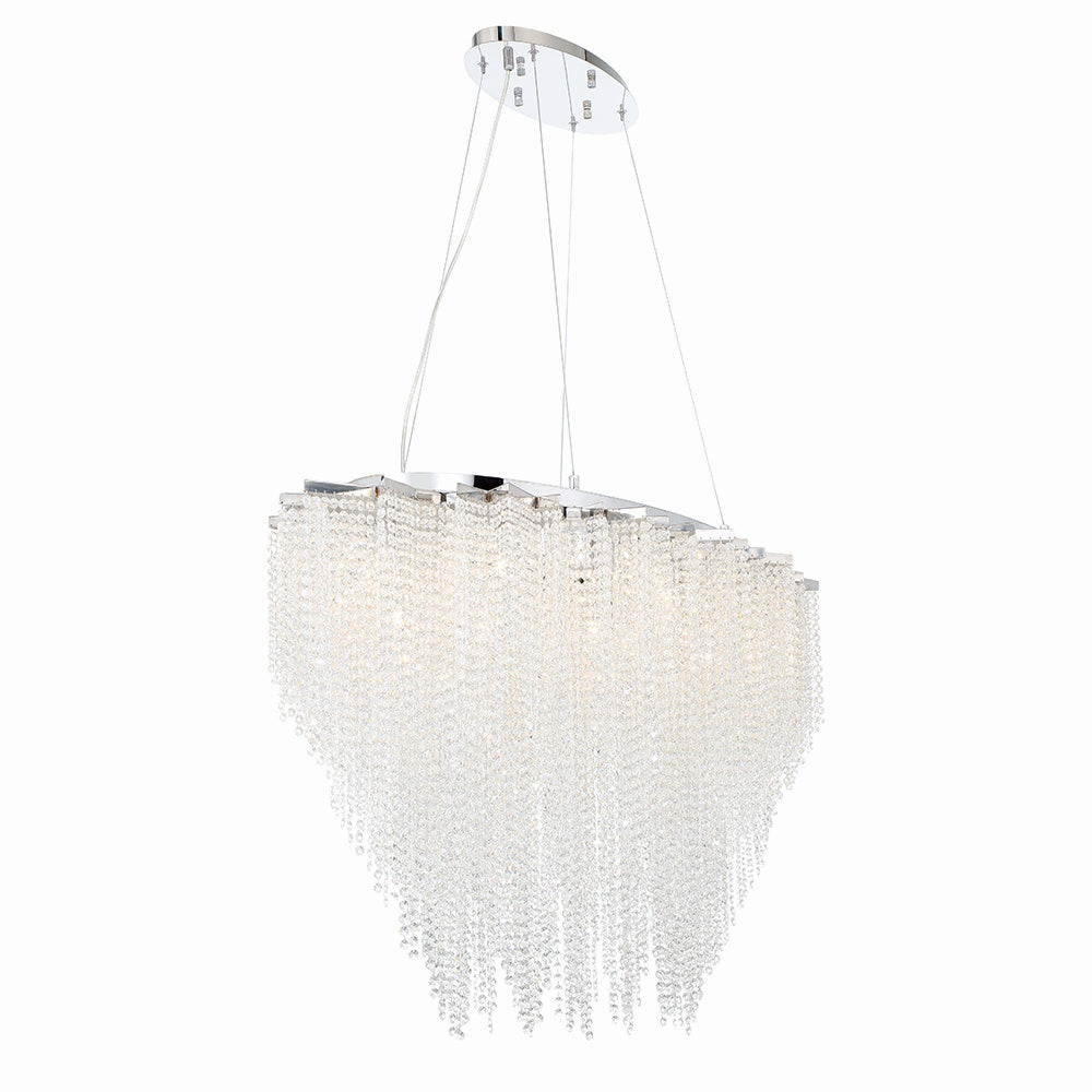 Eurofase - 43884-018 - 18 Light Chandelier - Cohen - Chrome