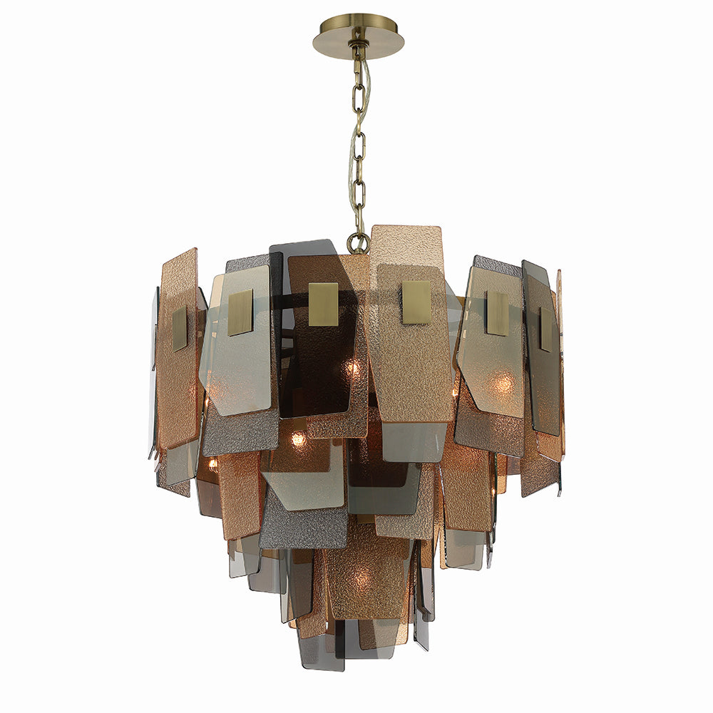 Eurofase - 43875-016 - Ten Light Chandelier - Cocolina - Bronze