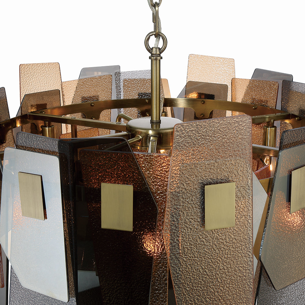 Eurofase - 43875-016 - COCOLINA-CHD-10LT-26IN-BR-MX - COCOLINA - Brass