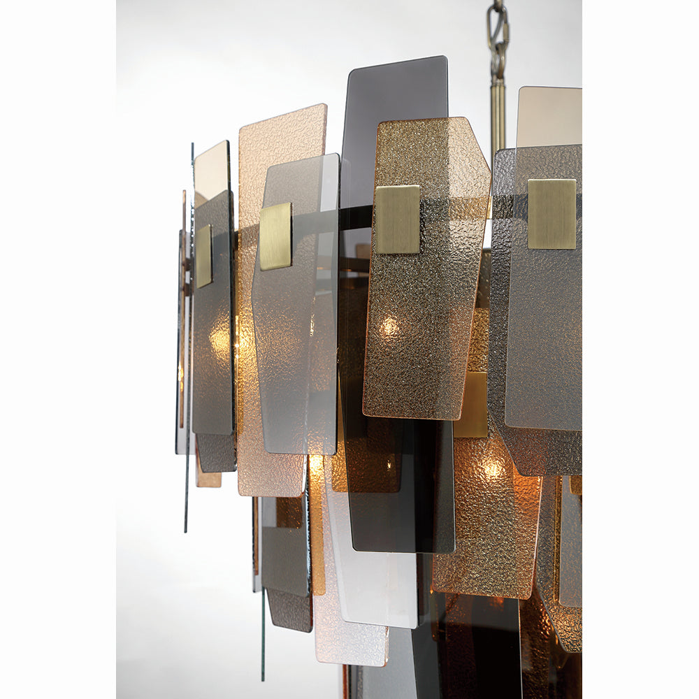 Eurofase - 43876-013 - COCOLINA-CHD-19LT-42IN-BR-MX - COCOLINA - Brass