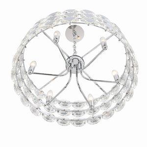 Eurofase - 44285-012 - Six Light Chandelier - Perrene - Chrome