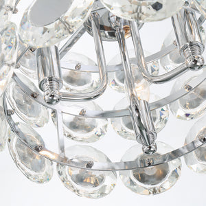 Eurofase - 44284-015 - Three Light Chandelier - Perrene - Chrome