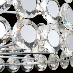 Eurofase - 44286-019 - Eight Light Chandelier - Perrene - Chrome