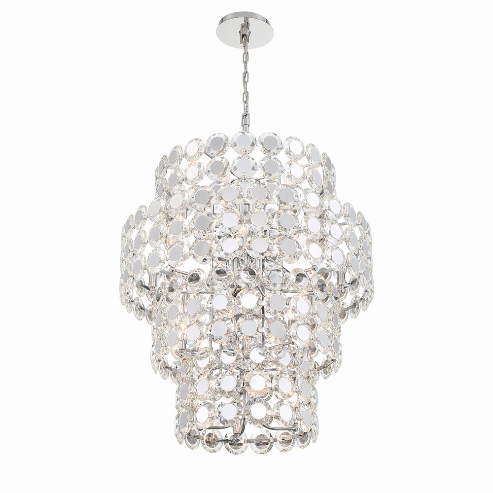 Eurofase - 44289-010 - 24 Light Chandelier - Perrene - Chrome