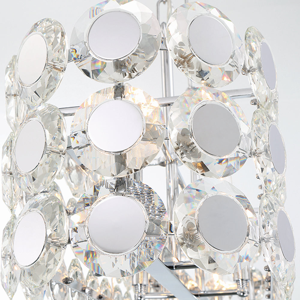 Eurofase - 44287-016 - Eight Light Chandelier - Perrene - Chrome