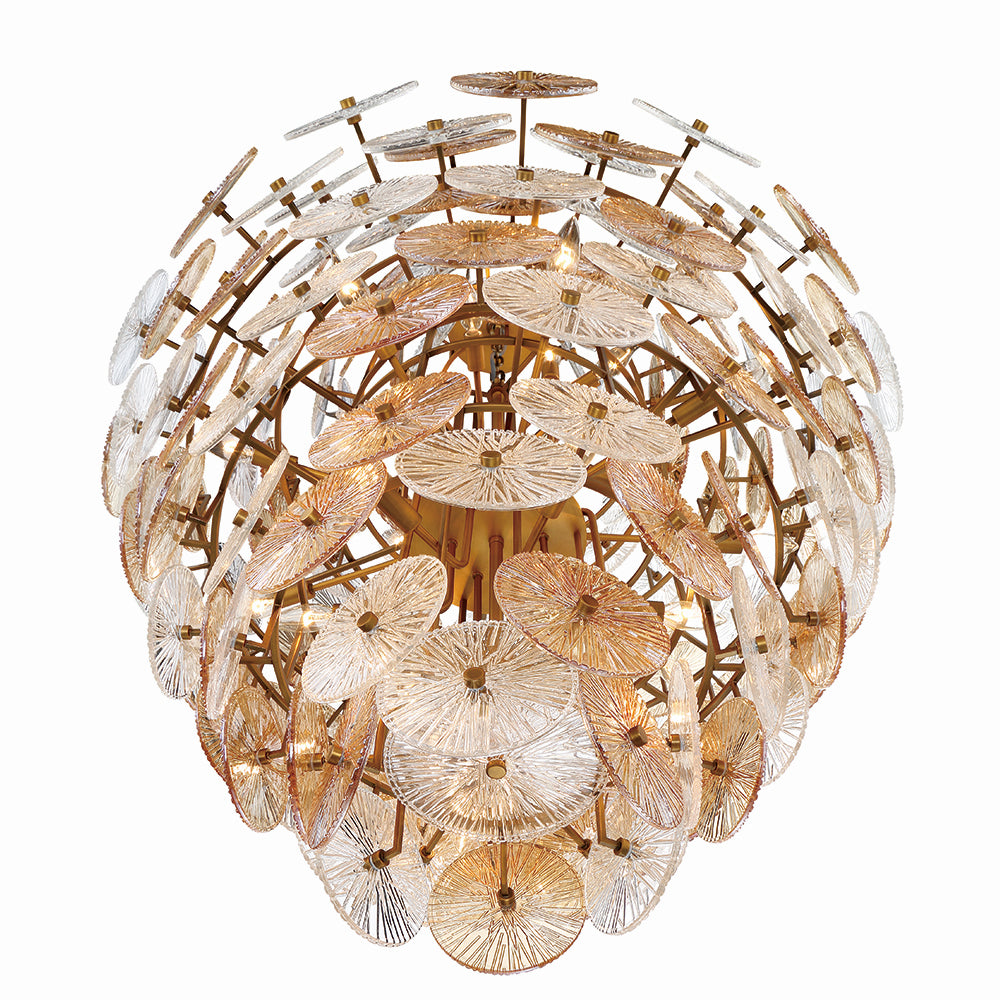 Eurofase - 44574-017 - 27 Light Chandelier - Sue-Anne - Plated Brass