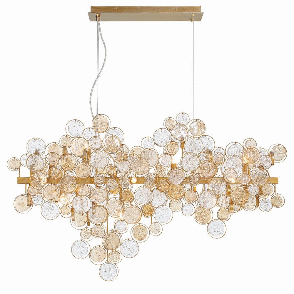 Eurofase - 34031-022 - 12 Light Chandelier - Trento - Antique Gold