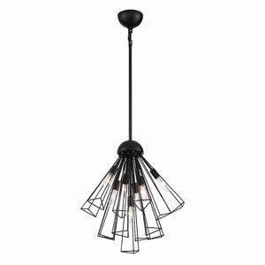 Eurofase - 43862-016 - Seven Light Pendant - Dendelio - Black