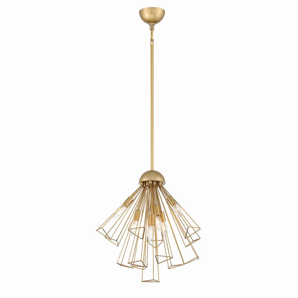 Eurofase - 43862-028 - Seven Light Pendant - Dendelio - Gold