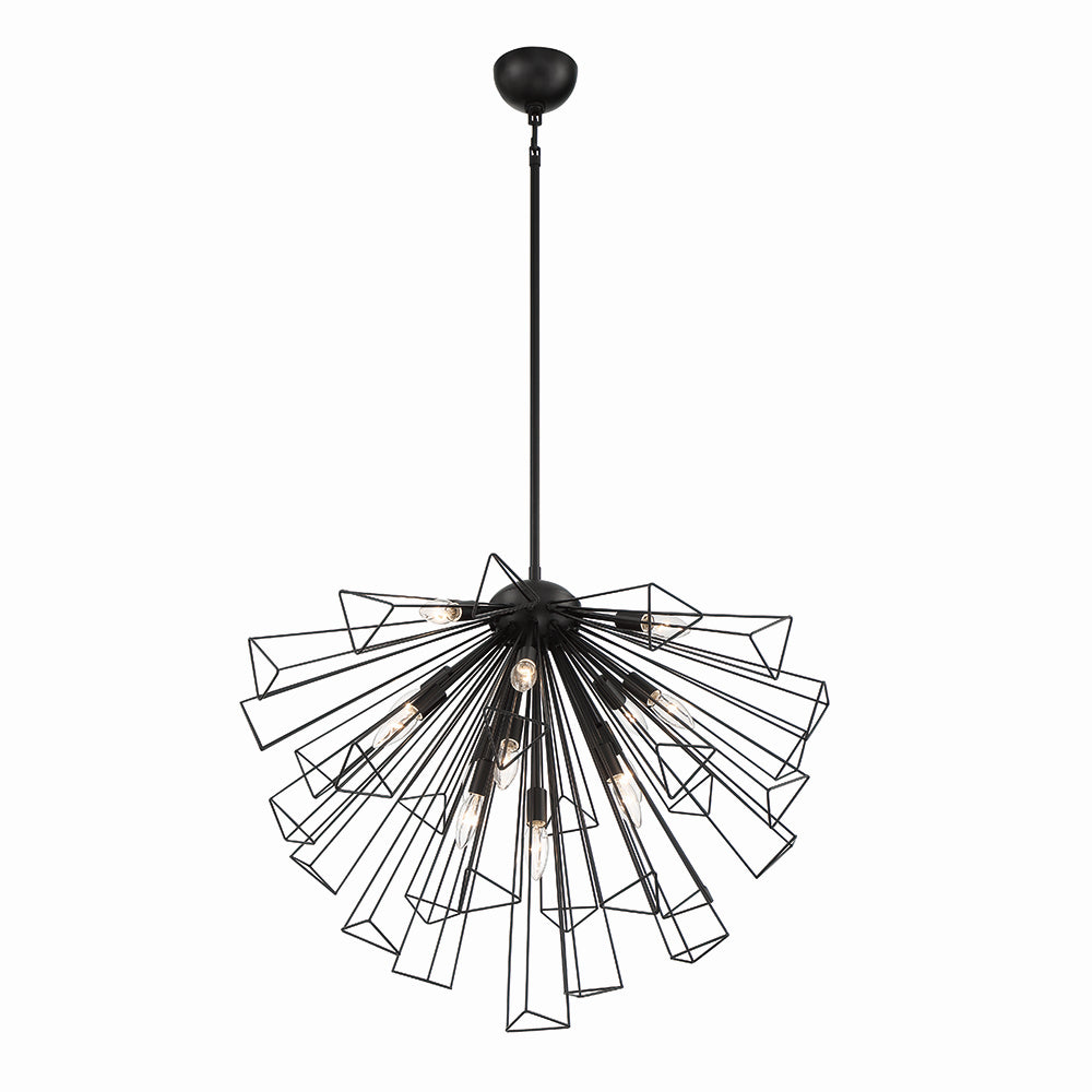 Eurofase - 43863-013 - 13 Light Chandelier - Dendelio - Black