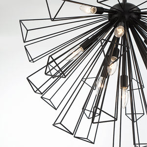 Eurofase - 43863-013 - 13 Light Chandelier - Dendelio - Black