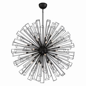 Eurofase - 43865-017 - 35 Light Chandelier - Dendelio - Black