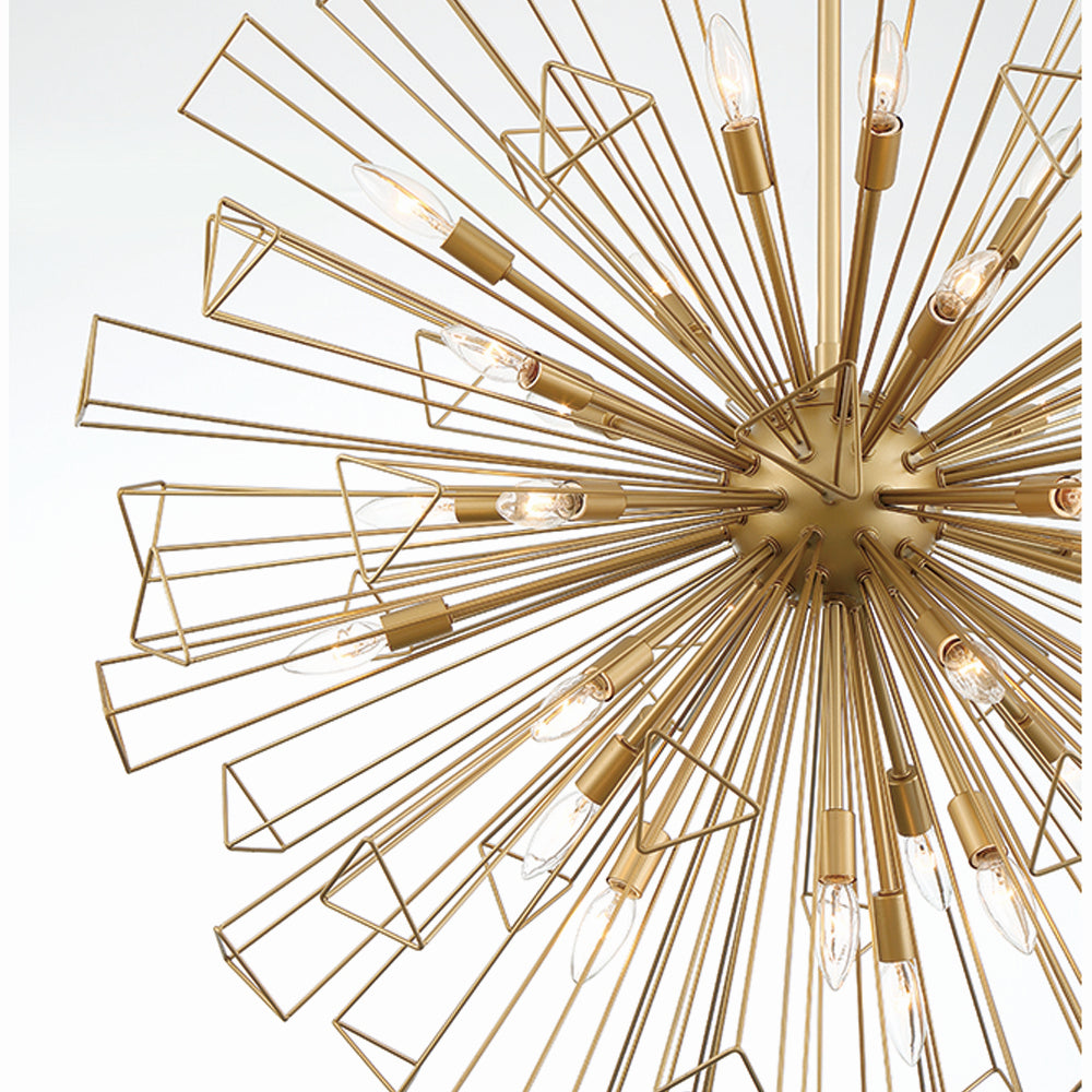 Eurofase - 43865-025 - DENDELIO-CHD-35LT-54IN-GD - DENDELIO - Gold