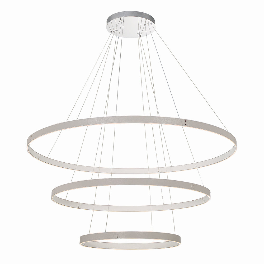 Eurofase - 43900-039 - VERDURA-CHD-3LT-60IN-GR-WH - VERDURA - Grey