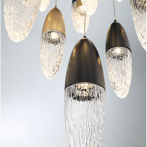 Eurofase - 43859-041 - ECROU-CHD-12LT-30IN-GBM-CL - ECROU - Gold-Black