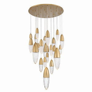 Eurofase - 43860-036 - 22 Light Chandelier - Ecrou - Gold