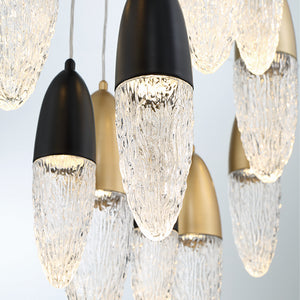 Eurofase - 43860-043 - ECROU-CHD-22LT-40IN-GBM-CL - ECROU - Gold-Black