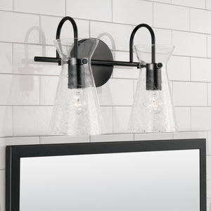 Capital Lighting - 142421MB - Two Light Vanity - Mila - Matte Black