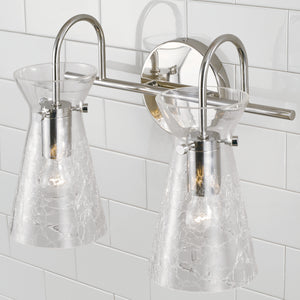 Capital Lighting - 142421PN - Two Light Vanity - Mila - Polished Nickel