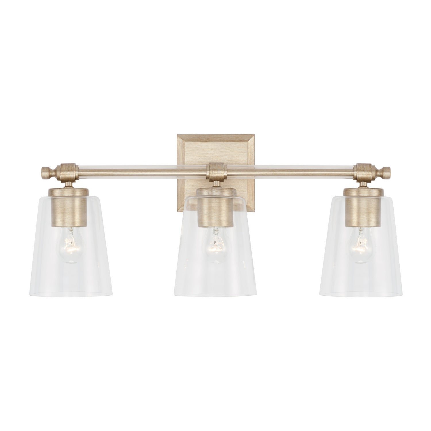 Capital Lighting - 144831BS-523 - Three Light Vanity - Breigh - Brushed Champagne