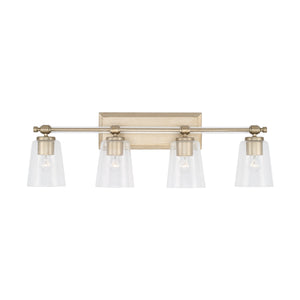 Capital Lighting - 144841BS-523 - Four Light Vanity - Breigh - Brushed Champagne