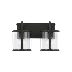 Capital Lighting - 144921BI-527 - Two Light Vanity - Brennen - Black Iron