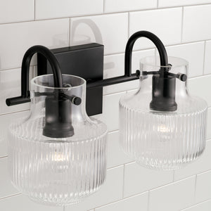 Capital Lighting - 145121MB - Two Light Vanity - Nyla - Matte Black