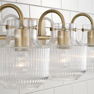Capital Lighting - 145131AD - Three Light Vanity - Nyla - Aged Brass