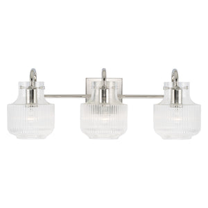 Capital Lighting - 145131PN - Three Light Vanity - Nyla - Polished Nickel